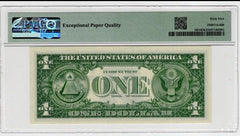 US Silver Certificate 1957B $1 NOTE Fr#1621 (RA Block) PMG 65 EPQ GEM UNC