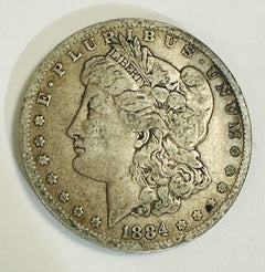 1884-O Morgan Silver Dollar US Coin Obverse Toned As Pictured # MSD 1884-O TND
