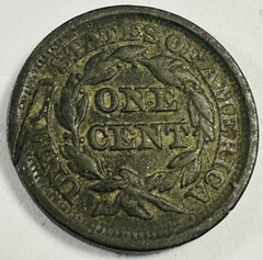 1848 Braided Hair Large Cent Penny  As Pictured # BHLC 1848