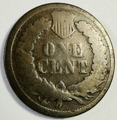 1866 indian head cent penny us coins Tough Date # IHP 1866 TD