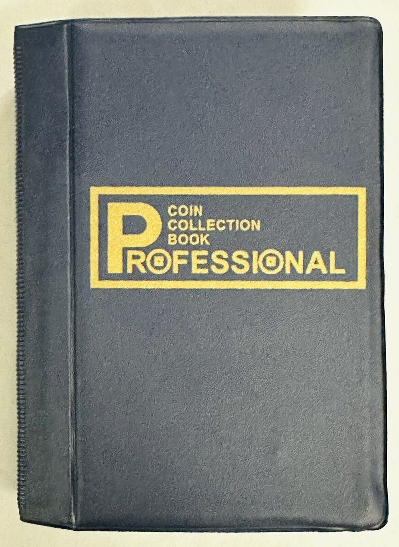 Coin Collection Book W/ 120 Coins Including 12 Silver ( Please Read Description)
