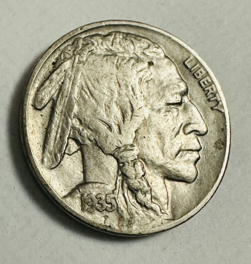 1935-S Buffalo Nickel XF+ AU As Pictured ( Lowest Price On eBay) # BN 1935S LPOE