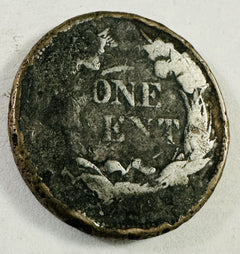 1858 Flying Eagle Cent With Full Bold Date As Pictured # FEC 1858