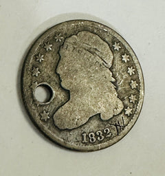 1832 Capped Bust Silver Dime Nice Old US Type Coin As Pictured # CBSD 1832
