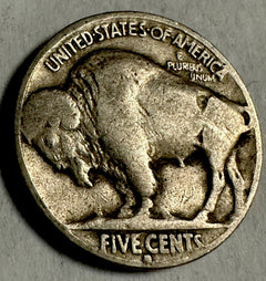 1929-D 5C Circulated Buffalo Nickel Better Date Lot #1929-D