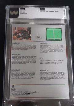 Atari 2600 New Sealed Real Sports Soccer Video Game (1983) WATA 9.8 A++ Seal