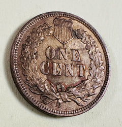 1906 INDIAN HEAD CENT - With LIBERTY & Near 4 DIAMONDS - AU As Pictured # IHP 01
