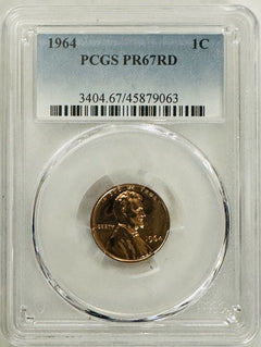 1964 Proof Lincoln Memorial Cent PCGS PR67RD # OA 39 (low Price)