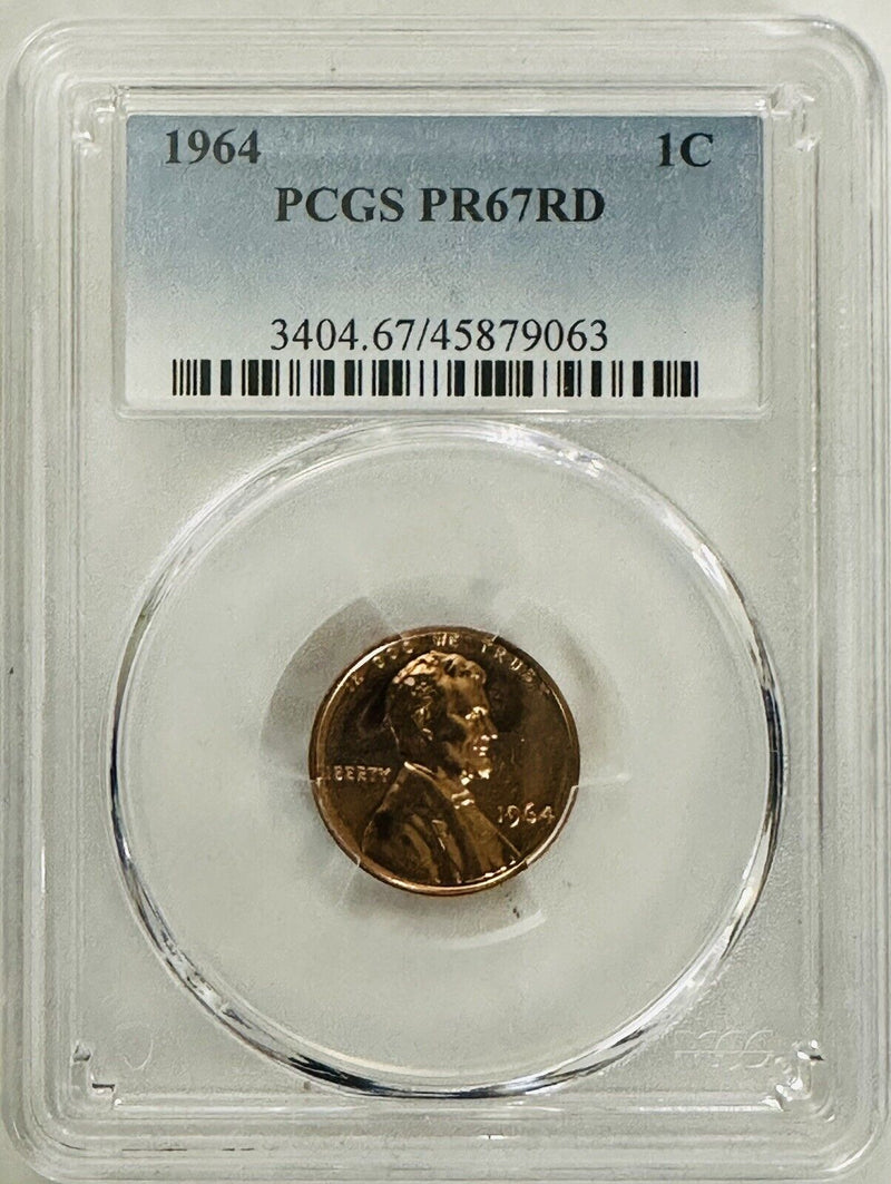 1964 Proof Lincoln Memorial Cent PCGS PR67RD # OA 39 (low Price)