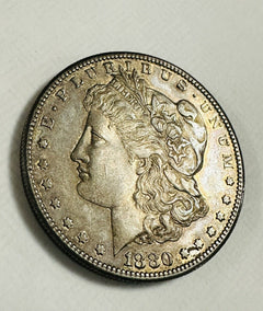 1880-S Morgan Silver Dollar With A Unique Dark Toned As Pictured # MSD 1880-S DT