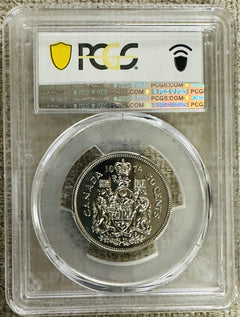 1974 CANADA 50 CENTS PCGS PL68 FINEST GRADE SPOTLESS  # 1974-50C-PL68 (2)