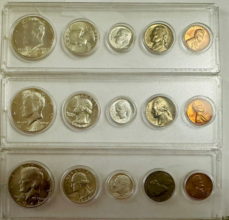 1964 Silver 5-coin Set In Whitman Holder (1-set) 3 Available