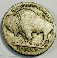 1917-P Buffalo Nickel Full Date restored Coin Lot #BN 1917-P FD
