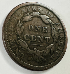 1838 Coronet Head Large Cent - Scarce  Better Date As Pictured # CHLC 1838 SBD