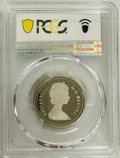 1987 CANADA 50 CENTS PCGS PR69DCAM  FINEST GRADED
