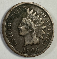 Antique Indian Head Old Vintage Penny Lot ( 1895-1906) Lot # AIHP (5)