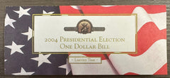 2004 Presidential Election John Kerry 2003 Series  $1 Bill