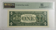 1957B $1 SILVER CERTIFCATE (SA BLOCK) Fr# 1621 PMG 66 EPQ Gem Uncirculated