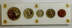 1960 proof 5-coin set in original capital holder( Lincoln Cent Toned)# PS 1960
