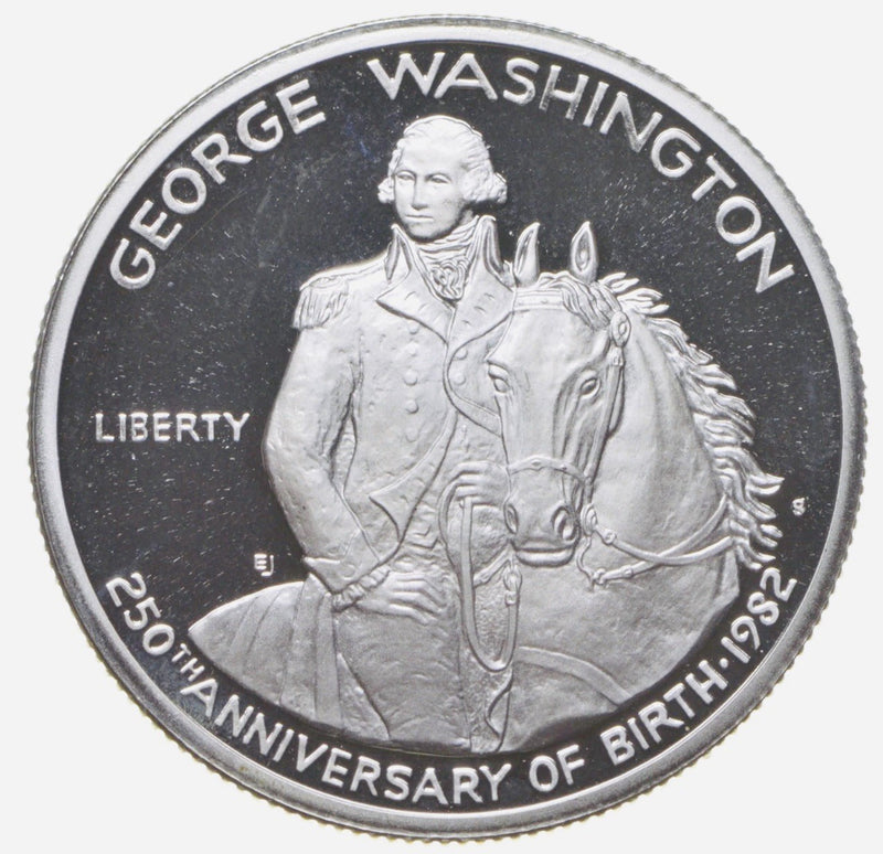 1982-S Proof George Washington 90% Silver - Commemorative Half $ # GWHD 1982-S
