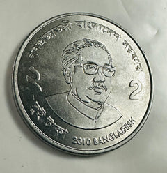 Lot Of 3 Coins From Bangladesh (1Taka-5 Taka) # BD  Coins 3
