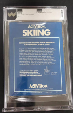 Skiing New 1981 Atari 2600 Factory Sealed Games WATA Grade 9.4 MINT Blue Box