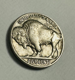 1936 Buffalo Nickel - Almost Uncirculated (AU)- Full Horn # BN 1936 FH