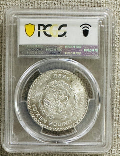 1963-Mo MEXICO PESO PCGS MS65  KM-459