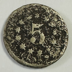 1916 Barber Dime Fine & a 5C Shield Nickel No Date  As Pictured # BD 1916& SN