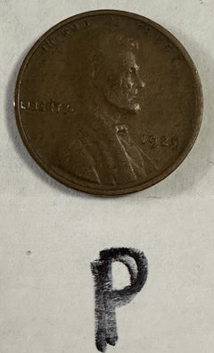 1929 P D S Lincoln Wheat Pennies- Free Shipping