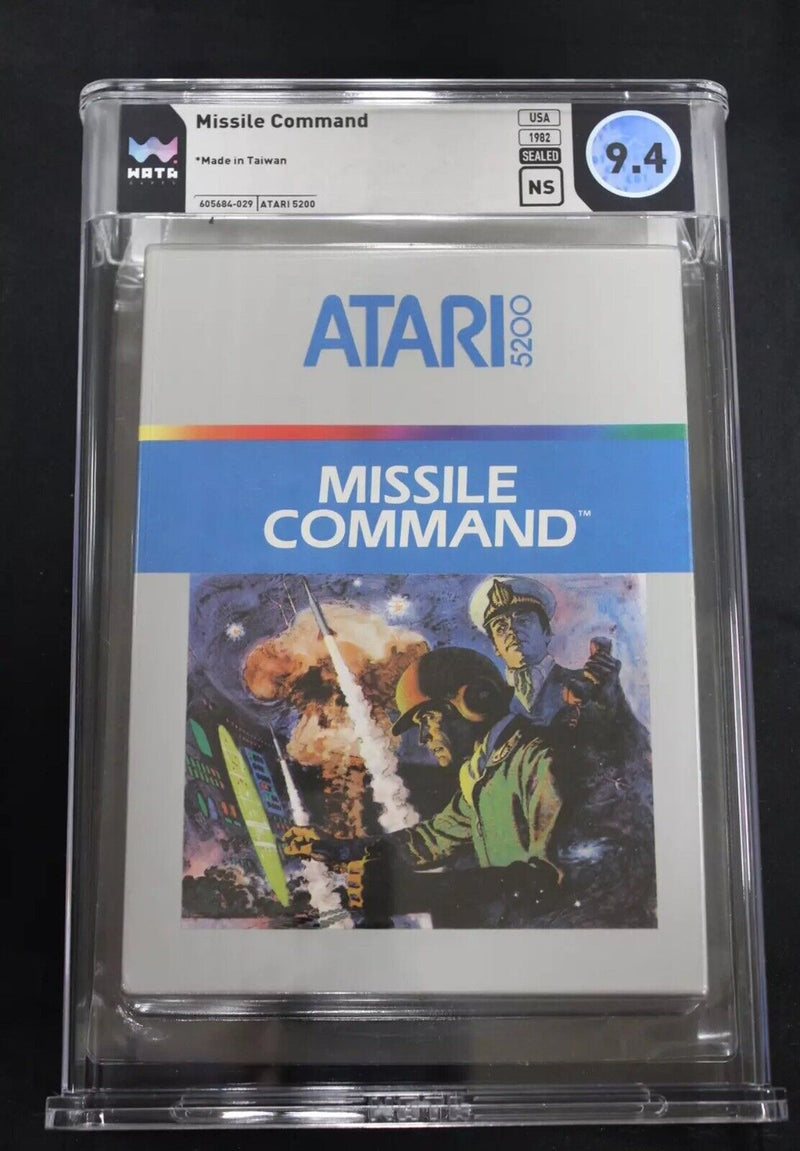 Atari 5200 New Sealed Missile Command Video Game (1982) WATA 9.4  (Low Price)