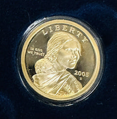 2005 Westward Journey Nickel Series Coin & Medal Set w/Box, OGP & COA.