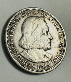 1893 columbian exposition commemorative silver half dollar As Pictured # 1893 CE