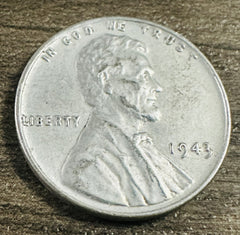 1943 P Steel Penny WW2 Wartime Steel Cent Uncirculated Condition  # 1943-P WSC