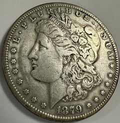 1879-S $1 Morgan 90% Silver Dollar Circulated Coin Lot # 1879-S