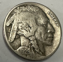 1929-S BUFFALO NICKEL 5¢ Tougher Date “FREE SHIPPING”  Lot # BN 1929-S