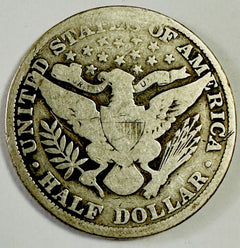 1902-P Barber Half Dollar- Better Date - Only 4.9M Minted Lot # BHD 1902-P