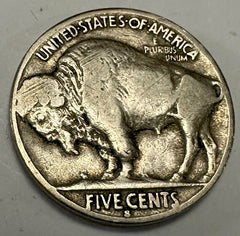 1929-S BUFFALO NICKEL 5¢ Tougher Date “FREE SHIPPING”  Lot # BN 1929-S