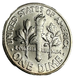 1961-P Roosevelt Dime Gem BU 90% Silver Lot # 1961-P