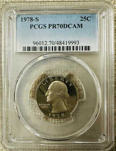 Wow! Lot Of 2 1978-S Perfect PCGS PR70DCAM (top Grade) COINS # 1978-S PR70 (2)