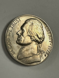 Lot Of 3 1975-S GEM BU PROOF JEFFERSON NICKEL BRILLIANT UNCIRCULATED COIN #57782
