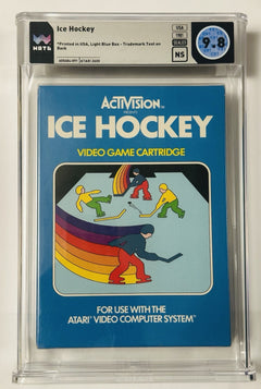 Atari 2600 Ice Hockey WATA 9.8 NS Graded New Sealed Blue Box!
