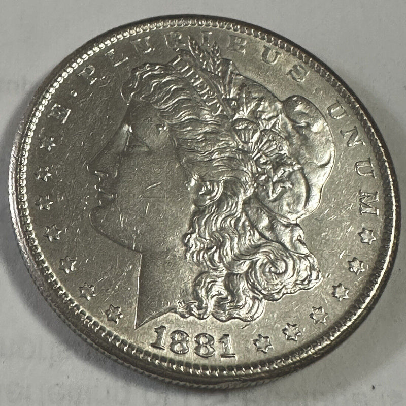 1881-S $1 Morgan 90% Silver Dollar Uncirculated Lot #1881-S