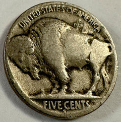 1916-S 5C Buffalo Nickel Full Date Lot # BN 1916-S FD