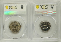 Lot Of 2 1968 D&S PCGS Graded Coins As Pictured Lot# OA04 (PCGS BOOK VALUE $31)
