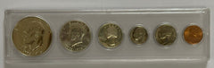 6-coin Set Including 3 Silver Proof & Gem Bu( Eisenhower, Kennedy & Washington)