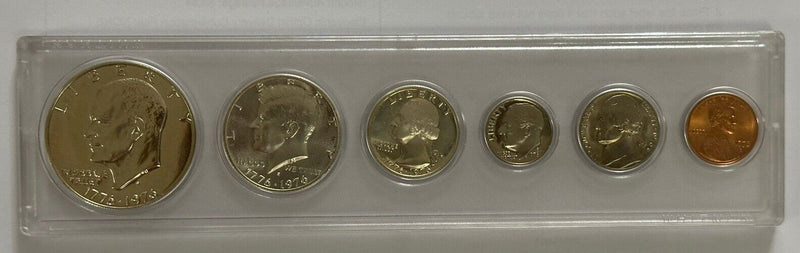6-coin Set Including 3 Silver Proof & Gem Bu( Eisenhower, Kennedy & Washington)