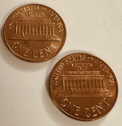 1959  P & D   Lincoln Memorial Cents - BU (two coins)  LMC 1959 P&D BU #2