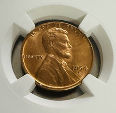 1954-S LINCOLN WHEAT CENT NGC MS66 RD # 1954-S MS66 “ Lowest Price On eBay”