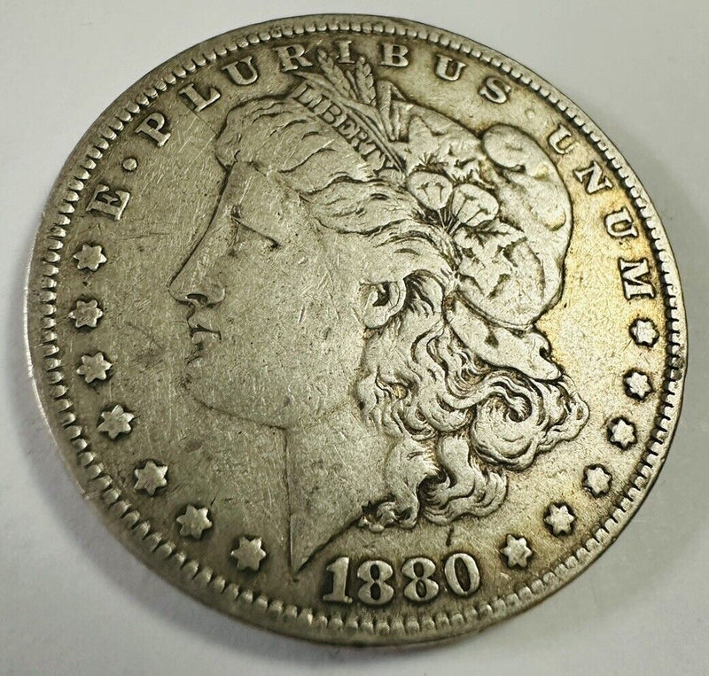 1880-P Morgan 90% Silver Dollar - Nice!! Strong Coin With Bold Date # 1880-P